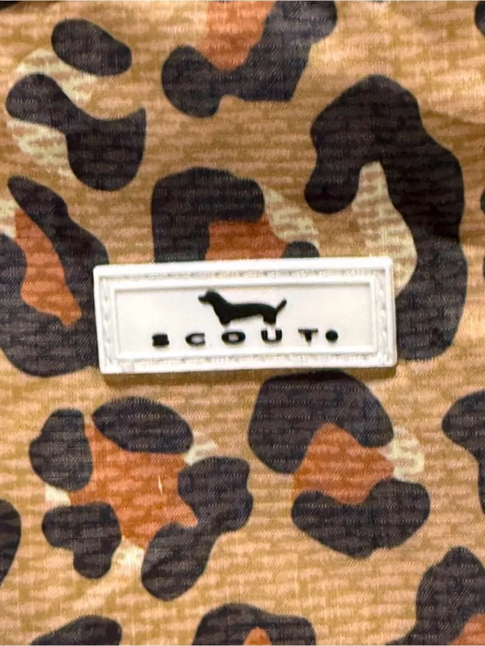 Leopard Print Mini Backpack - Brown
